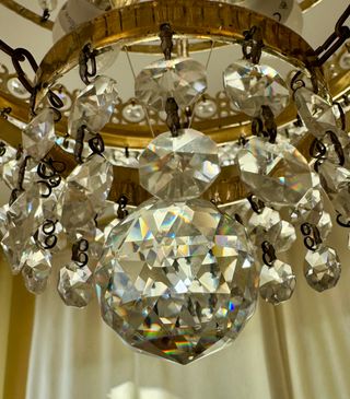 LÁMPARA CRISTAL 9 LUCES