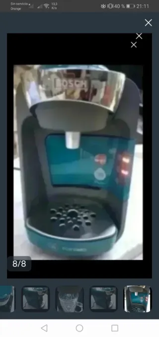 Cafetera Bosch Tassimo