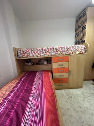 Habitación juvenil litera doble