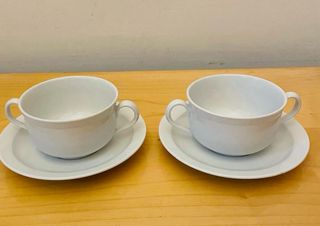 Tazze Consommé Vintage Porcellana