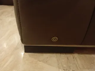 Sofá Natuzzi Eléctrico Marrón Piel