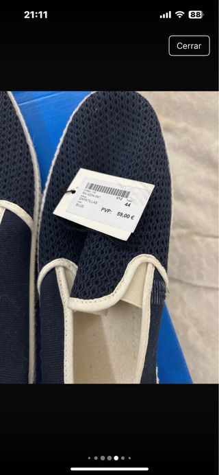 Esparteñas Guillen Hombre Azul Marino Nuevas