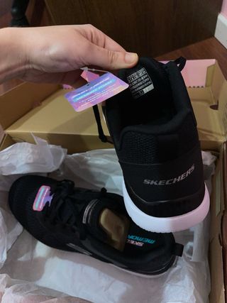 Zapatillas Skechers Mujer Negras