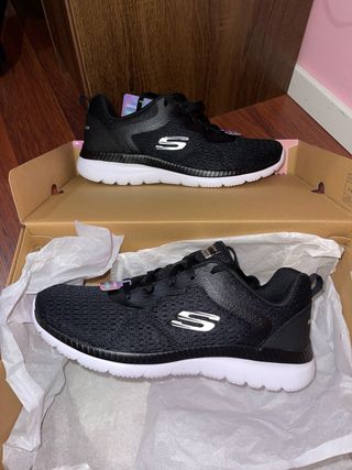 Zapatillas Skechers Mujer Negras