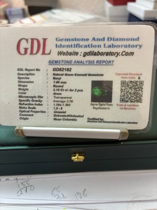 Pendientes Oro 18k Con 4.20 Ct Esmeraldas Muzo