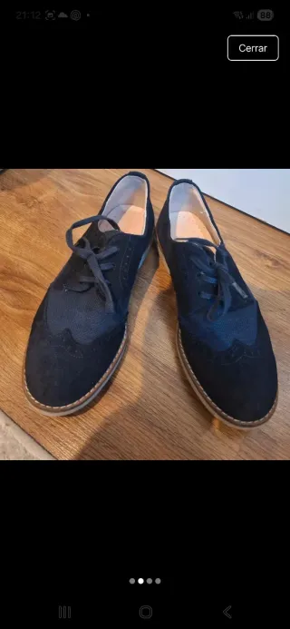 Zapatos Tizzas niño talla 37 azul