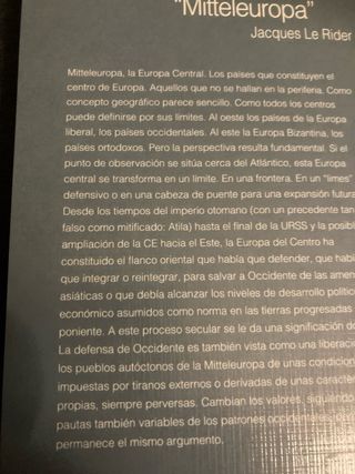 "Mitteleuropa" posición histórica de Alemania e...