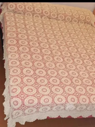 Colcha Crochet Hecha a Mano