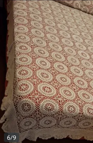 Colcha Crochet Hecha a Mano