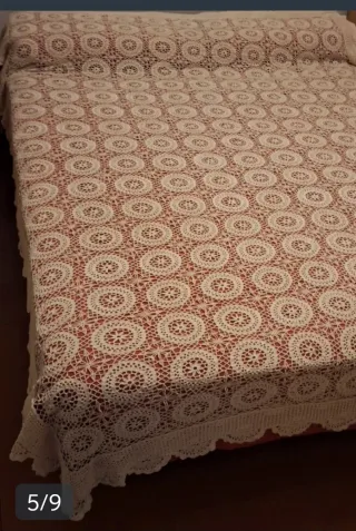 Colcha Crochet Hecha a Mano