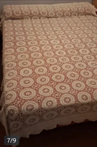 Colcha Crochet Hecha a Mano