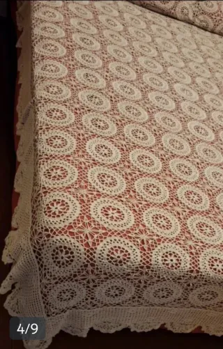 Colcha Crochet Hecha a Mano