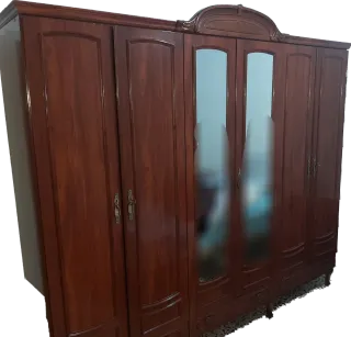 Armario de madera vintage 6 puertas