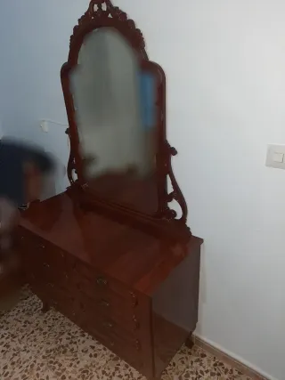 Armario de madera vintage 6 puertas