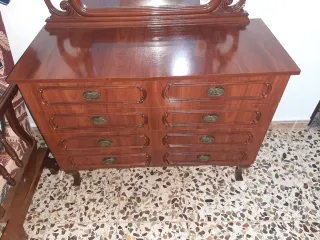 Armario de madera vintage 6 puertas