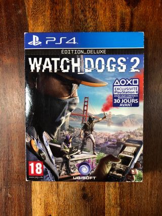 Watch Dogs 2 ps4 deluxe edition