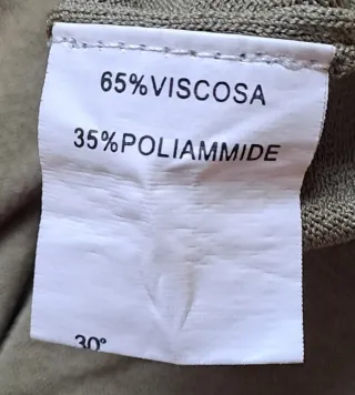 Maglia viscosa verde taglia XL