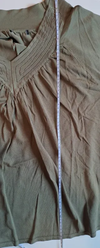 Maglia viscosa verde taglia XL