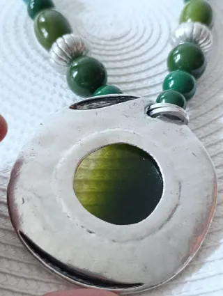 Collar Murano Auténtico con Colgante XL y Piedras