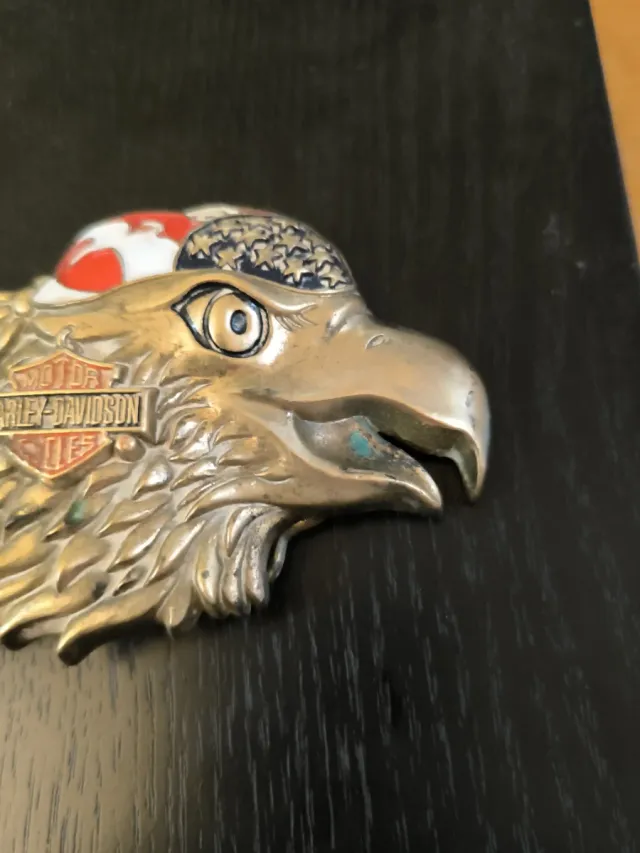 Hebilla Cinturón Harley Davidson Águila BARON 1991