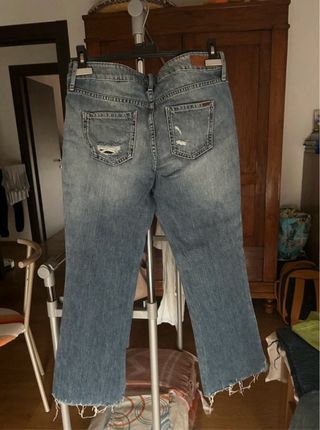 Jeans Armani Exchange vita alta strappati