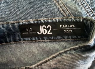 Jeans Armani Exchange vita alta strappati