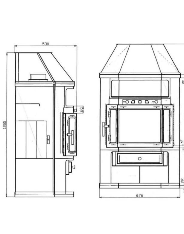 Estufa de Leña Liam Esquina Nueva MAD2018