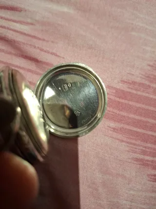 Orologio da tasca antico argento 800