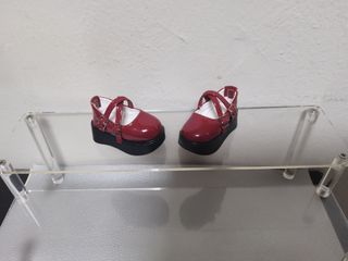 Zapatos con Plataforma Nancy Clásica Rojo Charol