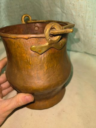 Cubos de cobre antiguos