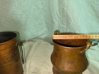 Cubos de cobre antiguos