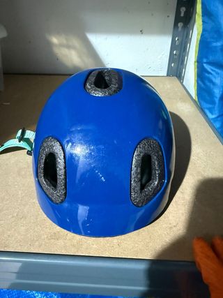 Casco bici infantil azul