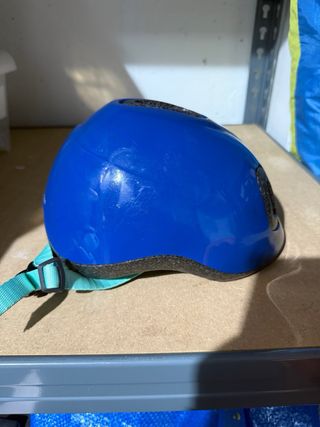 Casco bici infantil azul
