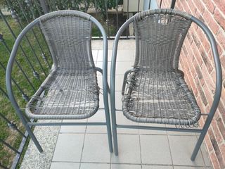 2 Sedie da giardino da riparare