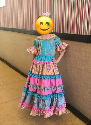 Traje de flamenca niña