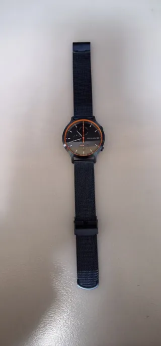 Reloj Cronógrafo Azul Naranja