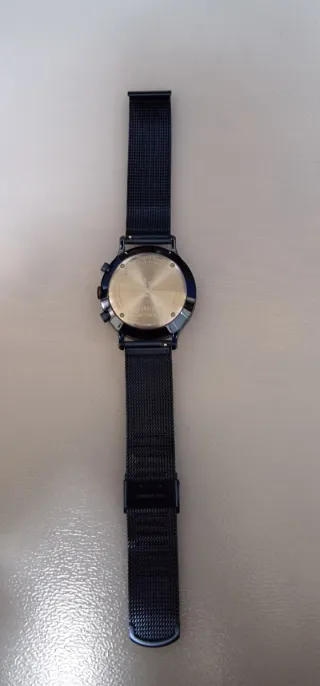 Reloj Cronógrafo Azul Naranja