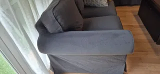 Sofá 3+2 plazas Ikea Ektorp gris