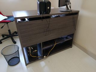 Mesa Escritorio Madera y Metal