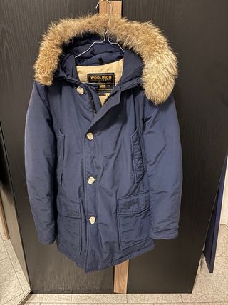 Giubbotto Woolrich lungo blu