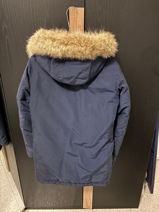 Giubbotto Woolrich lungo blu