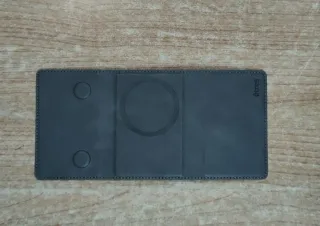 Portafoglio Techmade Etres MagSafe Grigio