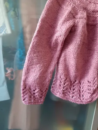 Chaqueta tejida niña 2-3 años