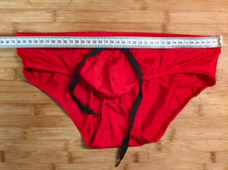 Bañador hombre rojo