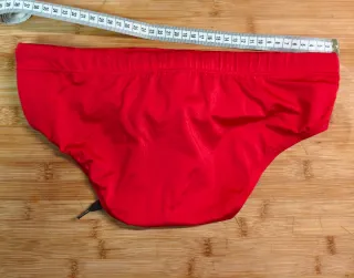 Bañador hombre rojo