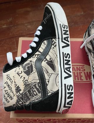 Tênis Vans Bota Sk8-Hi Preto e Branco NOVOS