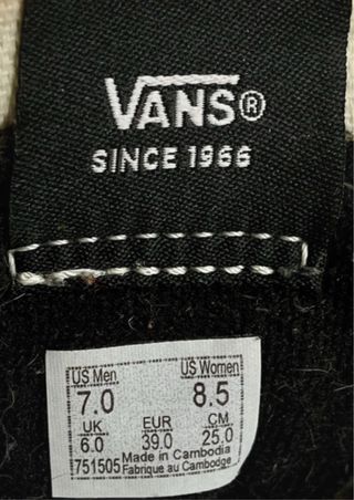 Tênis Vans Bota Sk8-Hi Preto e Branco NOVOS