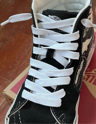 Tênis Vans Bota Sk8-Hi Preto e Branco NOVOS
