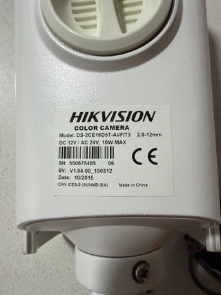Cámara Hikvision Turbo HD 2MPX