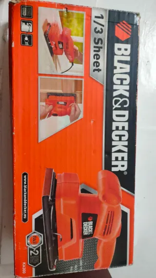 Lijadora Orbital: Black & Decker KA300-QS 135W